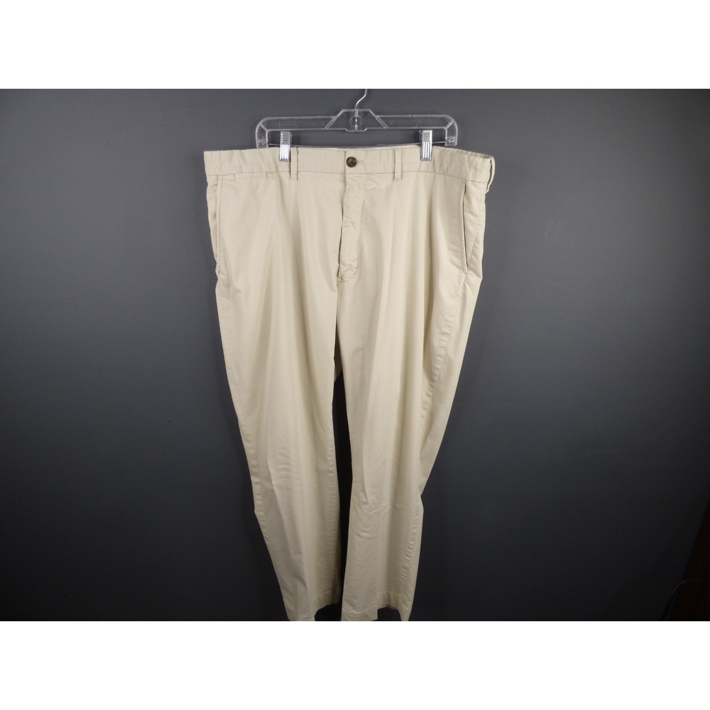 VTG Ralph Lauren Polo Pants Mens‎ 40X30 Brown Tan Beige Khaki Golf Chino Trouser